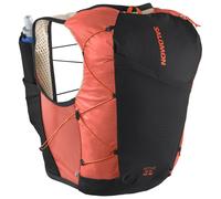 Salomon - Borse Running da donna - Active Skin 12 Set W Emerglow / Black per Donne - Taglia M - rosso