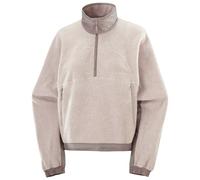 Salomon - Women's Chroma Fleece Crop Half Zip - Pullover in pile L grigio