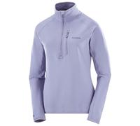 Salomon - Women's Essential Lightwarm Half Zip - Pullover in pile S lilla