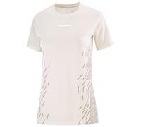 Salomon - Women's Sense Aero S/S Tee GFX - Maglia da corsa L bianco