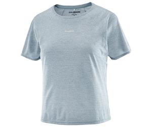 Salomon - Women's SHKout Air Cropp S/S Tee - Maglia da corsa M grigio