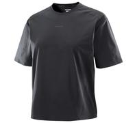 Salomon - Women's Trackline S/S Tee - Maglia funzionale L grigio/nero