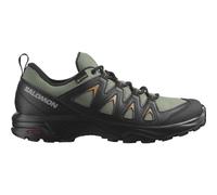 SALOMON X Braze Gore-tex, Scarpe da Arrampicata Basse Uomo, Deep Lichen Green Black Marmalade, 46 2/3 EU