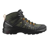 SALOMON X Braze Mid Gore-tex, Scarpe da Arrampicata Alta Uomo, Verde/Nero (Olive Night Black Gray Green), 41 1/3 EU