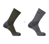 Salomon - X Ultra Access Crew 2-Pack - Calze da trekking EU 39-41 grigio