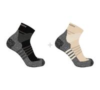 Salomon - X Ultra Access Quarter 2-Pack - Calze da trekking EU 42-44 grigio