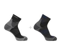 Calze da trekking Salomon X Ultra Access Quarter 2 paia antracite/nero (45-47 EU)