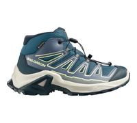 SALOMON X Ultra Mid Gore-tex J - Bambino - Grigio / Blu - Taglia 34- modello 2026