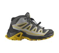 Salomon X Ultra MID GTX J - scarpe trekking - bambino 33 EU Grey/Yellow junior Gore-Tex,Pfc-Free