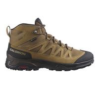 Salomon X Ward Leather Mid GTX Kangaroo/ Black/ Dull Gold 46 Marrone