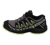 Salomon XA PRO 3D Climasalomon Waterproof Junior, Impermeabile, Junior Bambini, Scarpe da Trail Running, Grigio (Gargoyle/Black/Charlock), 31 EU