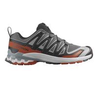 Salomon XA Pro 3D V9, scarpe trail, uomo, grigio/rosso EU42 2/3 / UK8,5 / US9 Castlerock/Black/Burnt Ochre