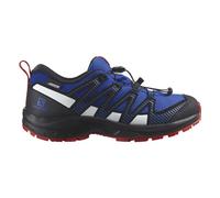 Salomon XA PRO V8 CSWP J - scarpa trail running - bambino 38 EU Blue/Black junior Ortholite