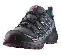 Salomon XA PRO V8 Waterproof, Scarpe da Trekking Unisex - Bambini e Ragazzi, Neptune Carbon Plum Caspia, 31 EU