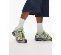 Salomon - XT-Whisper - Sneakers verdi e color ferro-Verde 38