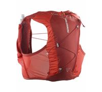Salomon Active Skin 4, gilet da corsa, rosso L Red Dahlia/High Risk Red