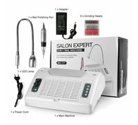 SALON EXPERT 5 IN 1 LAMPADA FRESA 35000 ASPIRATORE NAIL ART GEL PROFESSIONALE