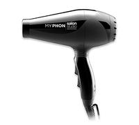 Salon Studio Professional - Asciugacapelli Professionale MyPhon 2000W - Phon con 2 Velocità e 3 Temperature - Colore Nero