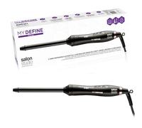 Salon Studio Professional, My Define Ferro Arricciacapelli Professionale da 13 mm per Ricci Stretti e Definiti, Struttura in Ceramica e Tormalina per Capelli Morbidi e Luminosi, Display LCD