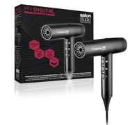 Salon Studio Professional, MyDigital Phon Professionale con 3 Livelli di Temperatura e Velocità, Motore Digitale Brushless 1850W, Phon Silenzioso e Leggero con Funzione Auto-Clean