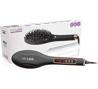 Salon Studio Professional - MyLiss Spazzola Lisciante Professionale - Elimina Il Crespo e Disciplina La Chioma - Temperatura Regolabile da 120° a 230° - Spegnimento Automatico