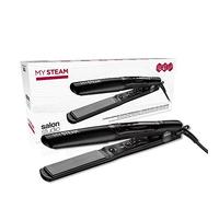 Salon Studio Professional - MySteam Piastra A Vapore Professionale Per Capelli - Controllo Temperatura 60-230°C, Riscaldamento Rapido e Serbatoio di Ricambio Incluso