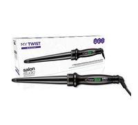 Salon Studio Professional - MyTwist Ferro Arricciacapelli Conico in Cermaica e Tormalina con Diametro Variabile - Autospegnimento, Controllo Temperatura 100-230°C e Riscaldamento Rapido