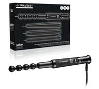 Salon Studio Professional, MyWave Set di Ferri Professionale - Ferro Intercambiabile per Capelli - 4 Ferri Diversi in Ceramica, Temperatura Regolabile e Spegnimento Automatico