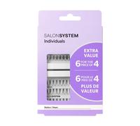 Salon System Naturalash Ciglia Finte Individuali Nere 6 for 4 Medium