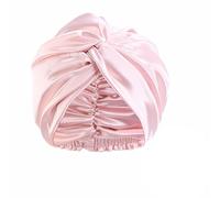 Salon Women Sleep Night Cap Cofano in raso Asciugamano da bagno Capelli asciutti Fascia elastica rapida Cura dei capelli regolabile Cappello avvolgente for la testa (Color : 05 Light Pink, Size : Ei
