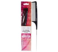 SalonChic Pin Tail Carbon Comb High Heat Resistant 9.25 - denti fini per Unisex 1 Pc Pettine