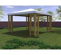 Gazebo Capri 300x300 Con Grigliati