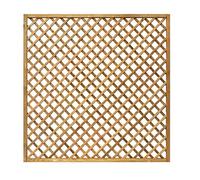 Salone Negozio Online Pannello GRIGLIATO 180X180H Legno di Pino IMPREGNATO MOD.35