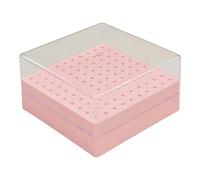 Salone Unghie Art Accessori Organizzati 100 Fori Pratico Scomparto Scatola di Immagazzinaggio Per Punte E Strumenti Salon Nail Drill Bit Container