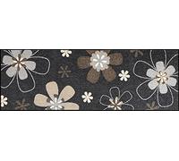 Salonloewe Florentina - Zerbino lavabile, 60 x 180 cm, motivo: fiori sottili