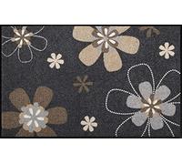 Salonloewe Florentina - Zerbino lavabile, motivo floreale, Poliammide, beige., 75 x 120 cm