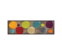 Salonloewe Broken Dots 030 x 100 cm, tappeto colorato con cerchi stretti