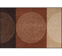 Salonloewe Runner Nestor Mokka, 115 x 175 cm, zerbino lavabile e antiscivolo, 100% PVC, per interni ed esterni