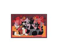 Salonloewe Rosina Wachtmeister - Zerbino Festa dei Gatti, 050 x 075 cm, per interni
