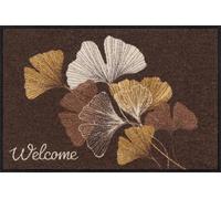 Salonloewe Zerbino Ginko Welcome Mokka, 50 x 75 cm, lavabile e antiscivolo, 100% PVC, per interni ed esterni