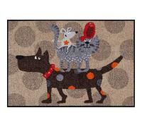 Salonloewe Zerbino lavabile Welcome Home Torre degli animali, 50 x 75 cm, tappetino per ingresso e cameretta dei bambini, colorato