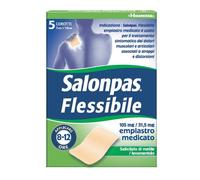 Salonpas flessibile, 105 mg/31,5 mg, empiastro medicato salicilato di metile / levomentolo