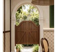 Saloon Swinging Doors, Solid Wood Cafe Doors with Hinges, Double Swing Door | Wooden Half door, 28"-59" wide, Entrance Partition, Interior Door for Hallway Kitchen Bar Pub(Marrone,W43"x H39”)