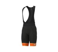 SALOPETTE ALE SELLA BIBSHORTS GRAPHICS PRR ARANCIO-BIANCO 2XL - ALE_SELLABIB_AR_