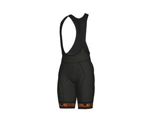 SALOPETTE ALE STRADA BIBSHORTS GRAPHICS PRR NERO-ARANCIO FLUO 2XL - ALE_STRADABI