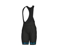 SALOPETTE ALE STRADA BIBSHORTS GRAPHICS PRR NERO-BLU 2XL - ALE_STRADABIB_BL_2XL