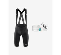 Salopette Assos Equipe R S11 nera + Crema per fondello Assos 200 ml - XL