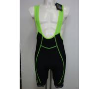 SALOPETTE BICI BICICLETTA MTB DEKO MAYA FONDELLO 3D NERO VERDE TG. XXL