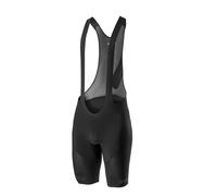 Pantaloncini con bretelle castelli superleggera neri