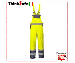 Salopette Contrast Sfoderata Giallo/Navy